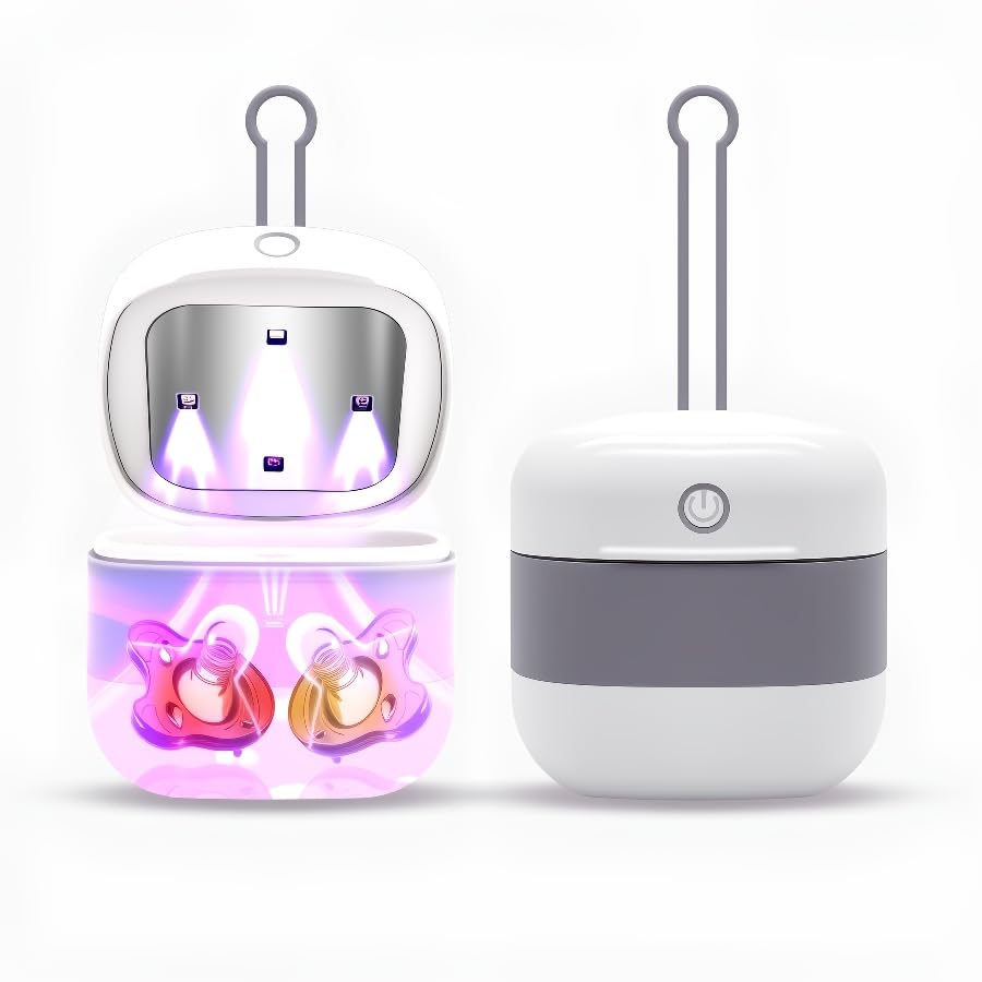 Snappy Portable UV Cleaner with pacifier in view for quick refresh.
