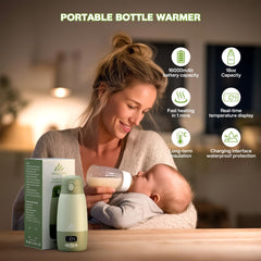 Snidomn fast heating reaches 104F in two minutes for quick feeds.