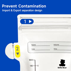 Snow Bear bag-writable-dates shows you can log date for freshness.