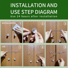 Snowharp easy-to-unlock button pull for quick safe access