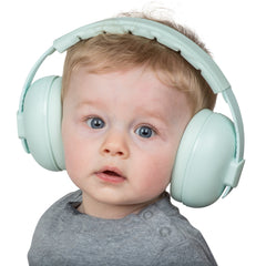 Snug Baby Earmuffs packaging highlights safety tests and durable construction.