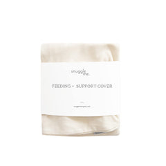Snuggle Me feeding support cover v2 in soft organic cotton, protecting against spills.