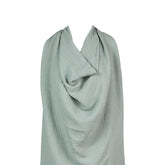 snuggle me nursing cover in organic cotton muslin offers soft, breathable privacy.