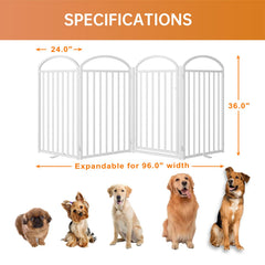 SNUOWU full metal dog gate frame showing strength and durability