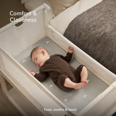 SnuzPod5 lift-off bassinet offers flexible room-to-room use