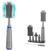 SoarUp90000 electric bottle cleaner front view with 360° rotation for thorough bottle cleaning.