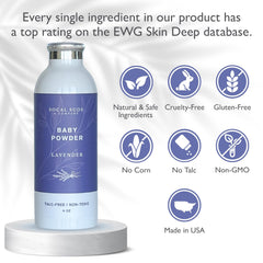 SoCal Suds & Company arrowroot-kaolin absorbency close-up highlights silky texture