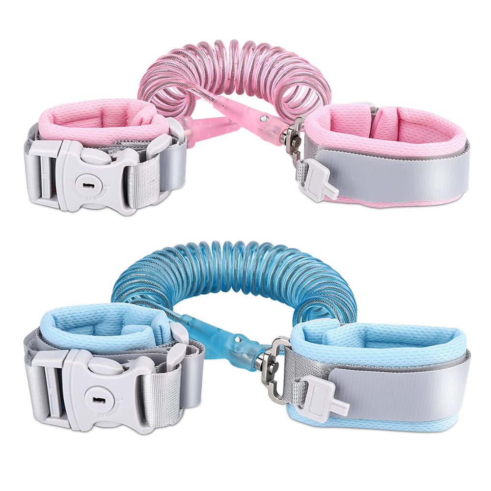 Socub anti lost wrist link pink package shows kid-friendly safety features on the go