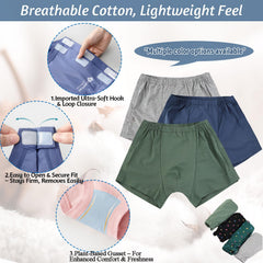 SOEDZUNG breathable cotton underwear provides comfortable daily wear during recovery