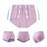 SOEDZUNG post-surgery tearaway briefs in purple XL for comfortable recovery.