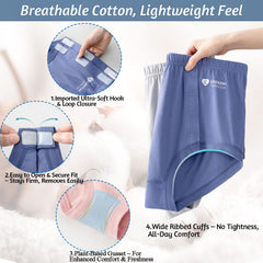 SOEDZUNG tearaway briefs side-closure close-up for quick caregiver changes.