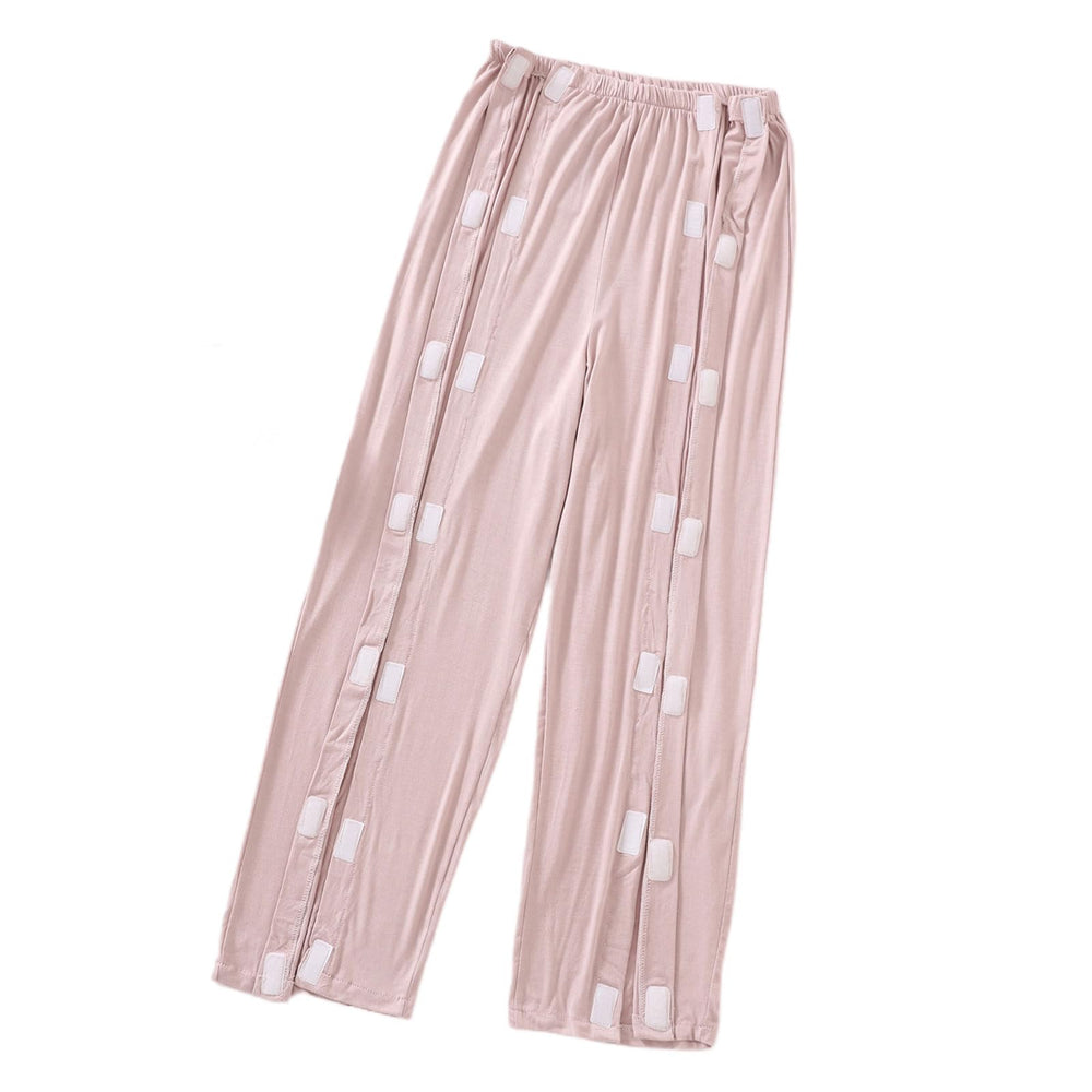 SOEDZUNG women's tear-away pants with side snaps for quick, private wound care access.