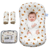 Sofoliana baby lounger with breathable cover for comfortable, supervised lounging.
