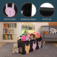 SoftOwl toy storage organizer with divider compartments open for organized sorting