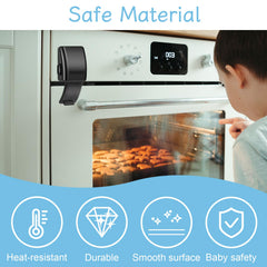 Solaradgy heat-resistant oven lock stays cool to touch during use.
