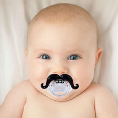 SOLIFEGOBLE orthodontic mustache pacifier supports gentle oral development