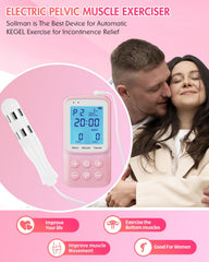 Sollman Kegel Exerciser control panel with preset program options.