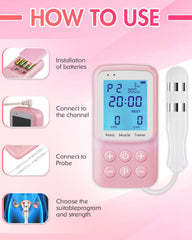 Sollman Kegel Exerciser in use, demonstrating easy hand control.