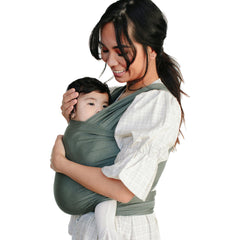 Solly Baby Wrap close-up in buttery-soft fabric for all-day comfort.