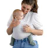 Solly Baby Wrap close-up of buttery-soft fabric for cozy baby wearing
