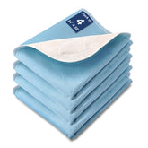 SOLOSHINE bed pads waterproof cover shows leak protection for a safer night's sleep.