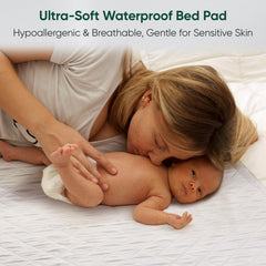 Soloshine breathable quilted top offers skin-friendly comfort all night.