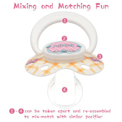 Somniumnight adult pacifier side ventilation holes aid breathing.