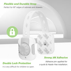 Songaa multi-surface cabinet lock protects drawers, fridges, ovens, and more.