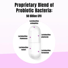 Closeup of BioBloom capsules ready for daily probiotic intake.