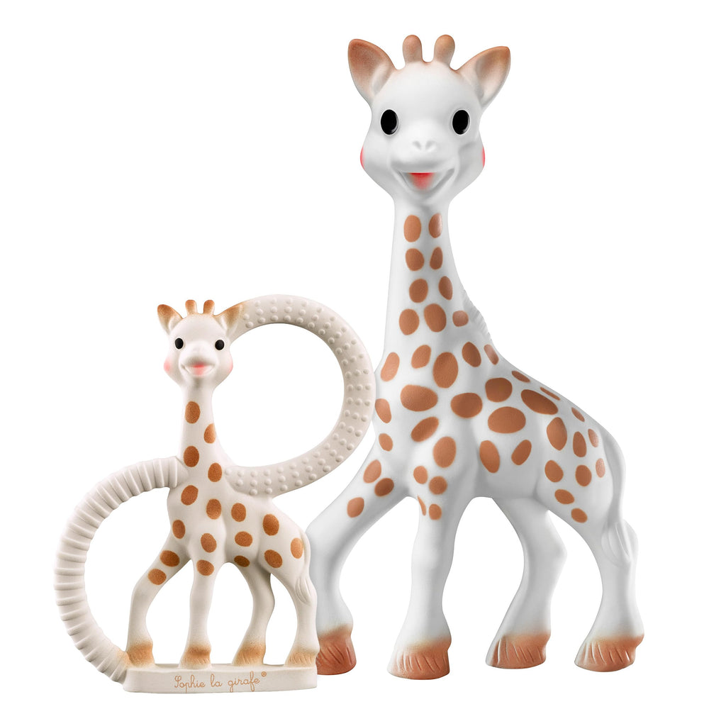 Sophie la girafe birth set gift box highlights premium packaging for gifting