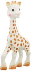 Sophie la girafe Fresh Touch contrasts with dark spots to attract attention during play.