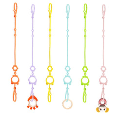 Sopkdey dark blue toy straps on a stroller secure toys during a stroll