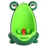 Soraco Cute Frog Potty with spinning target aids boys' potty training at home