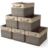 Sorbus fabric storage bin 15-inch folded for compact, space-saving storage.