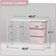 Sorbus Dresser fabric drawers store toys and blankets in kids' rooms