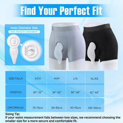 SorealGroup external catheter under underwear-style wear maintains discreet daily comfort.