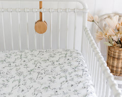 Soft breathable fabric supports comfortable naps in crib