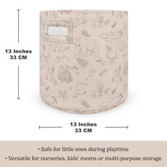 Sorrel + Fern soft cotton fabric detail showing gentle, durable material.