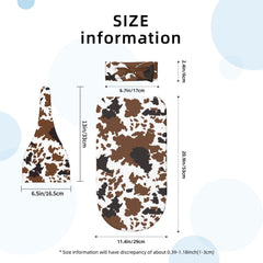 Sozzjile brown cow print headband adds cute style for newborn photos