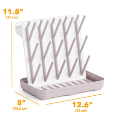SpaceAid bottle drying rack assembled demonstrates sturdy build and easy setup