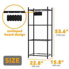 SpaceAid scalloped board for personalized animal zoo display