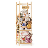 SpaceAid stuffed animal storage organizer showing large capacity for plush toys in a playroom.