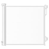 Spaceany retractable gate assembly demonstrates sturdy mounting for wide openings.
