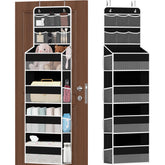 SpaceHacks 6-Tier Door Organizer with mesh pockets for quick access and visibility