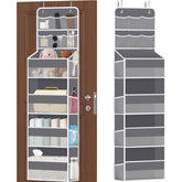 SpaceHacks 6-tier over-the-door organizer with mesh pockets enhances space and accessibility