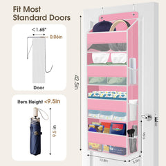 SpaceHacks 2-pack door organizer holds up to 40 lbs for sturdy storage