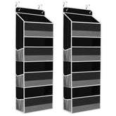 SpaceHacks 2 Pack Over The Door Organizer ready for hanging behind a door