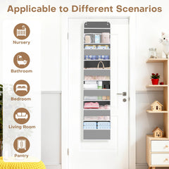 SpaceWhisper 61x13.97x5.1 inch organizer keeps doors clutter-free and accessible.