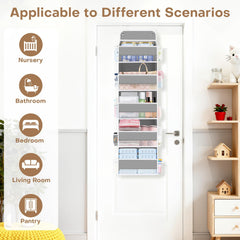 SpaceWhisper spacious compartments and side pockets keep toiletries organized and visible