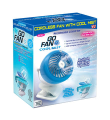 Spark Innovators Go Fan Cool Mist front view for on-the-go cooling